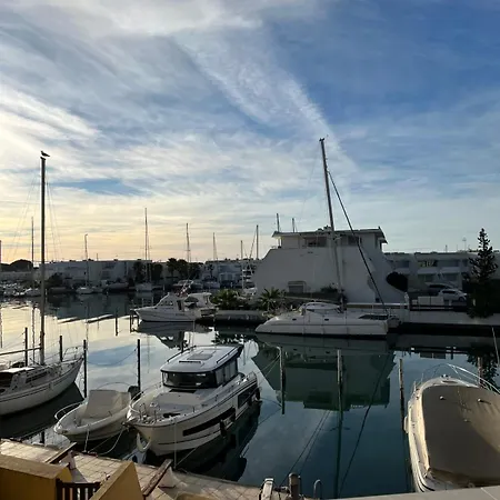 La Marina De Lairan 2 Terrasse Vue Port De Plaisance *